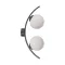 ELMARK 002177-026886 ZUMA LINE WALL LAMP HELIX 5015 2XE14 BLACK/WHITE