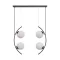 ELMARK 002177-026887 ZUMA LINE PENDANT HELIX 5016 4XE14 BLACK/WHITE