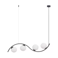   ELMARK 002177-026888 ZUMA LINE PENDANT WAVE 5014 4XE14 BLACK/WHITE