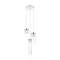 ELMARK 003064-009231 ZUMA LINE PENDANT GEM P0389-03D-F4AC 3XG9 CHROME