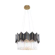   ELMARK 003064-026657 ZUMA LINE PENDANT ROTTA 2200018M 6XE14 BLACK/GOLD