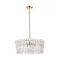ELMARK 003064-028128 ZUMA LINE PENDANT BACH P0547-06H-F9AC 6XE14 GOLD
