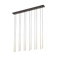   ELMARK 10119 TK LIGHTING PENDANT PIANO 10119 12XG9 BLACK/GOLD