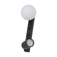   ELMARK 10148 TK LIGHTING WALL LAMP VOX 10148 1XGU10+1XG9 WH/BL