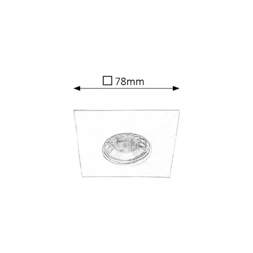 RÁBALUX Randy 1080 Ráépíthető és Beépíthető lámpa IP44/ IP20 230V, 50Hz