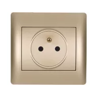 ELMARK 11212F RHYME FRENCH TYPE SOCKET CHAMPAGNE METALLIC