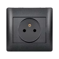 ELMARK 11215F RHYME FRENCH TYPE SOCKET GRAPHITE METALLIC