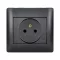 ELMARK 11215F RHYME FRENCH TYPE SOCKET GRAPHITE METALLIC