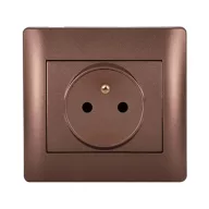 ELMARK 11216F RHYME FRENCH TYPE SOCKET COFFEE METALLIC