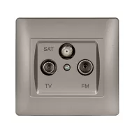 ELMARK 11684 RHYME TV+FM+SAT ALJZAT SZÜRKE METÁL