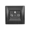 ELMARK 11685 RHYME TV+FM+SAT ALJZAT GRAFIT METÁL