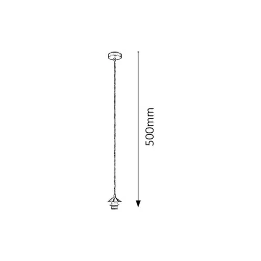 RÁBALUX Fix 1338 Függeszték IP20 230V, 50Hz