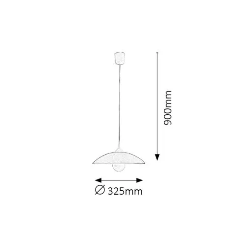 RÁBALUX Cupola range 1408 Függeszték IP20 230V, 50Hz