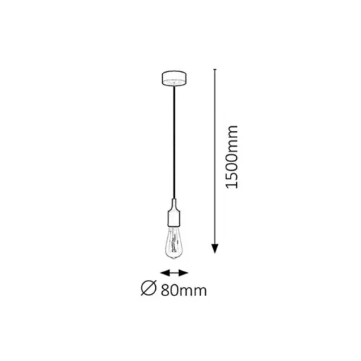 RÁBALUX Roxy 1415 Függeszték IP20 230V, 50Hz