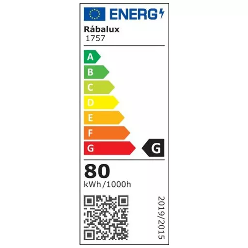 RÁBALUX Eco-halogen 1757 Halogén izzó IP20 AC 220-240V