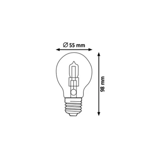 RÁBALUX Eco-halogen 1787 Halogén izzó IP20 AC 220-240V