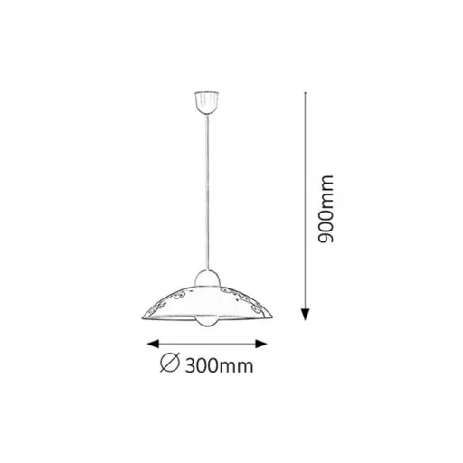 RÁBALUX Bloomy 1848 Függeszték IP20 230V, 50Hz