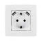 ELMARK 190062 CITY NÉMET TÍPUSÚ DUGALJ+2 USB FEHÉR