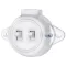 ELMARK 190199 ANTIQUE TWO BUTTON ONE WAY SWITCH 10? 250V WHITE