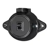 ELMARK 190205 ANTIQUE PUSH BUTTON 10? 250V BLACK