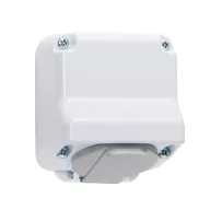 ELMARK 190215 GERMAN TYPE SOCKET 16? 250V WHITE, IP44
