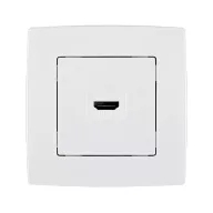 ELMARK 190747 CITY HDMI ALJZAT FEHÉR METÁL