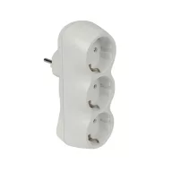 ELMARK 192209 ADAPTER TRIPLA FEHÉR