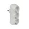 ELMARK 192209 ADAPTER TRIPLA FEHÉR