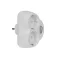 ELMARK 192211 ADAPTER DUPLA FEHÉR KULCCSAL