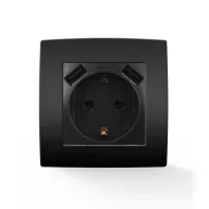 ELMARK 193062 CITY NÉMET TÍPUSÚ DUGALJ+2 USB ANTRACIT