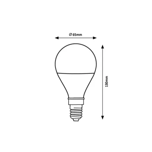 RÁBALUX SMD-LED 1969 LED izzó IP20 AC 220-240V