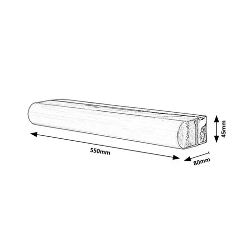 RÁBALUX Matt 2066 Fürdőszobai lámpa IP44 230V, 50Hz