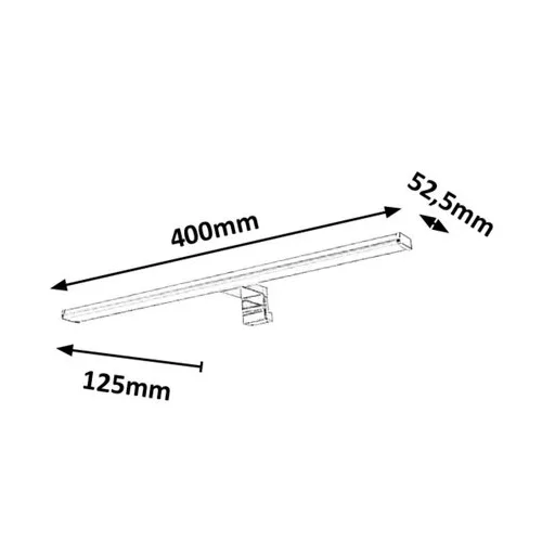 RÁBALUX Levon 2114 Fürdőszobai lámpa IP44 230V, 50Hz