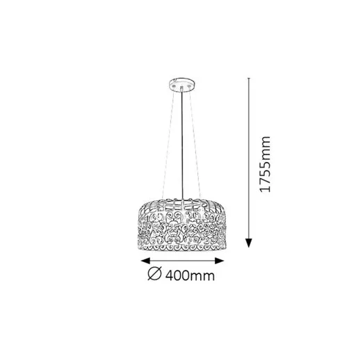 RÁBALUX Alessandra 2158 Függeszték IP20 230V, 50Hz