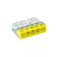   ELMARK 2273205 WAGO 2273 CONNECTOR,5 RIGID CONDUCTORS 0,5-2,5 MM2