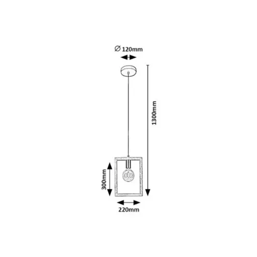 RÁBALUX Indigo 2292 Függeszték IP20 230V, 50Hz