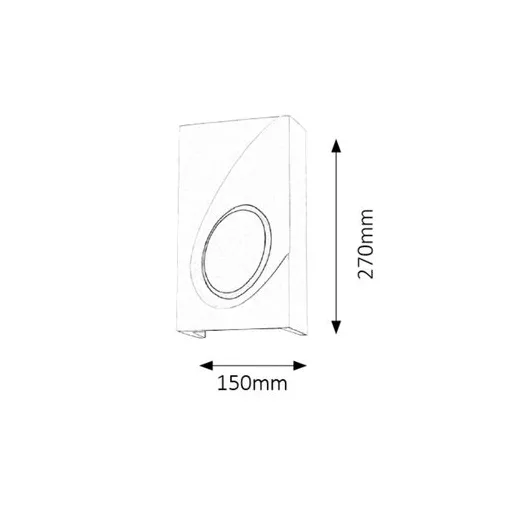 RÁBALUX Gia 2519 Fali lámpa IP20 230V, 50Hz