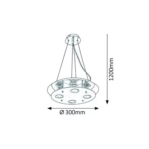 RÁBALUX Naomi 2647 Függeszték IP20 230V, 50Hz