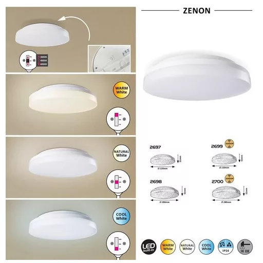 RÁBALUX Zenon 2698 Kültéri mennyezeti lámpa IP54 230V, 50Hz