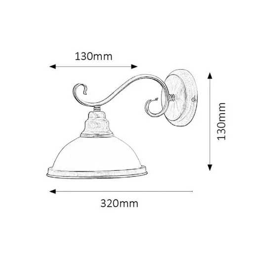 RÁBALUX Elisett 2751 Fali lámpa IP20 230V, 50Hz