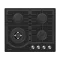 ELMARK 300072 ELMARK EL-60GH096W GLASS GAS HOB WITH WOK 60CM