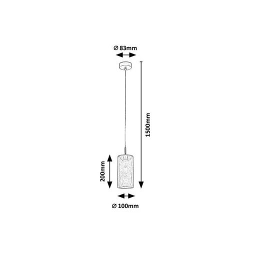 RÁBALUX Callia 3018 Függeszték IP20 230V, 50Hz