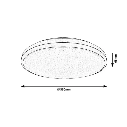 RÁBALUX Slava 3054 Fürdőszobai lámpa IP44 230V, 50Hz