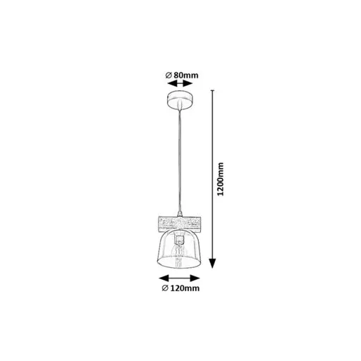 RÁBALUX Cardamom 3118 Függeszték IP20 230V, 50Hz