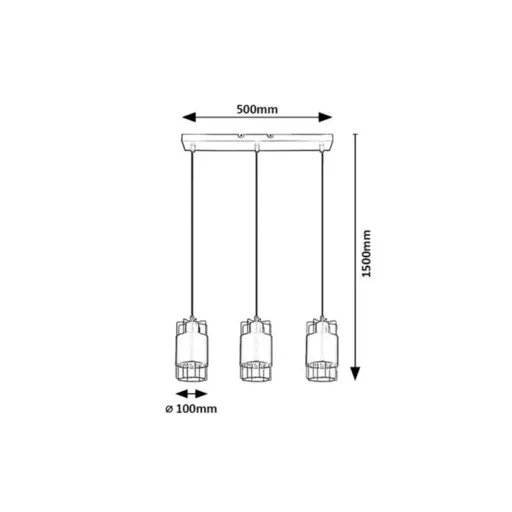 RÁBALUX Dimitri 3126 Függeszték IP20 230V, 50Hz