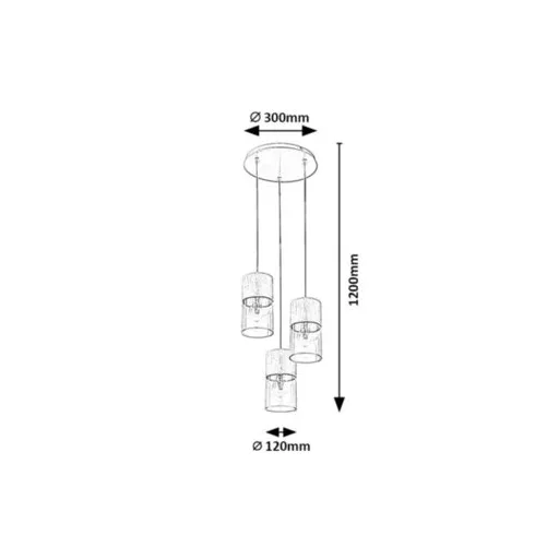 RÁBALUX Zelkova 3155 Függeszték IP20 230V, 50Hz