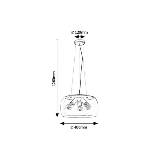 RÁBALUX Ursula 3190 Függeszték IP20 230V, 50Hz