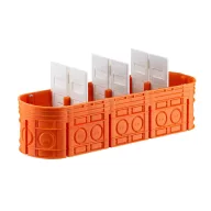   ELMARK 33170008 QUADRUPLE CONSOLE BOX FOR CONCRETE WITH SEPARATORS
