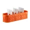 ELMARK 33170008 QUADRUPLE CONSOLE BOX FOR CONCRETE WITH SEPARATORS