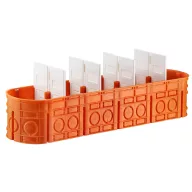   ELMARK 33172008 FIVEFOLD CONSOLE BOX FOR CONCRETE WITH SEPARATORS